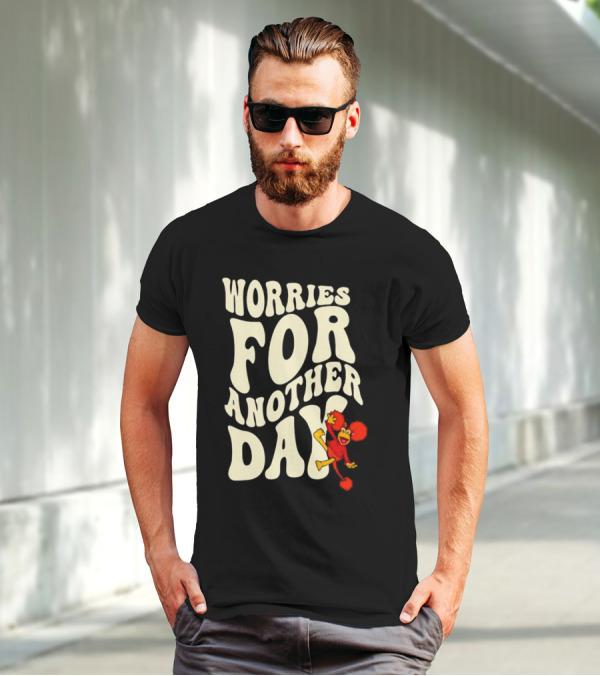 Fraggle Rock Worries For Another Day Red Muppet Character T-Shirt