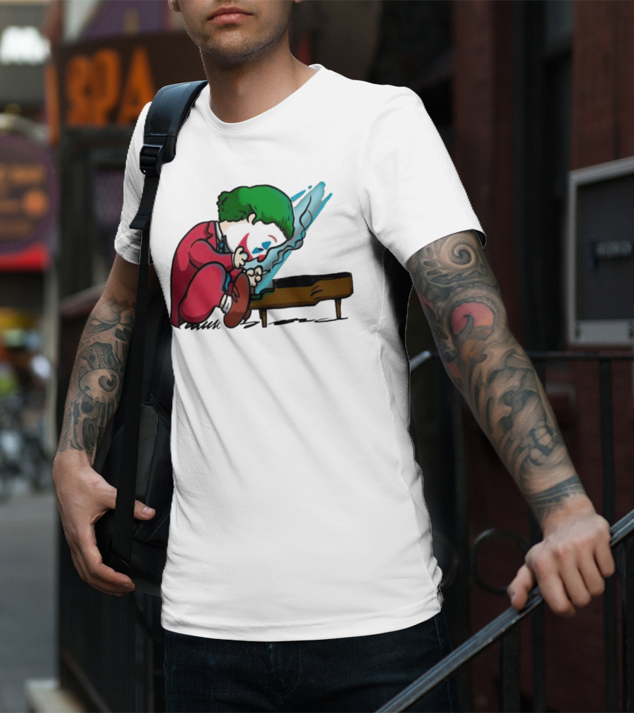 Joker Playing The Piano In Peanuts Charlie Brown T-Shirt