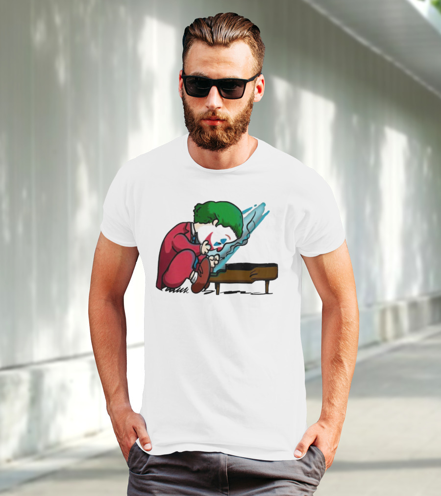 Joker Playing The Piano In Peanuts Charlie Brown T-Shirt
