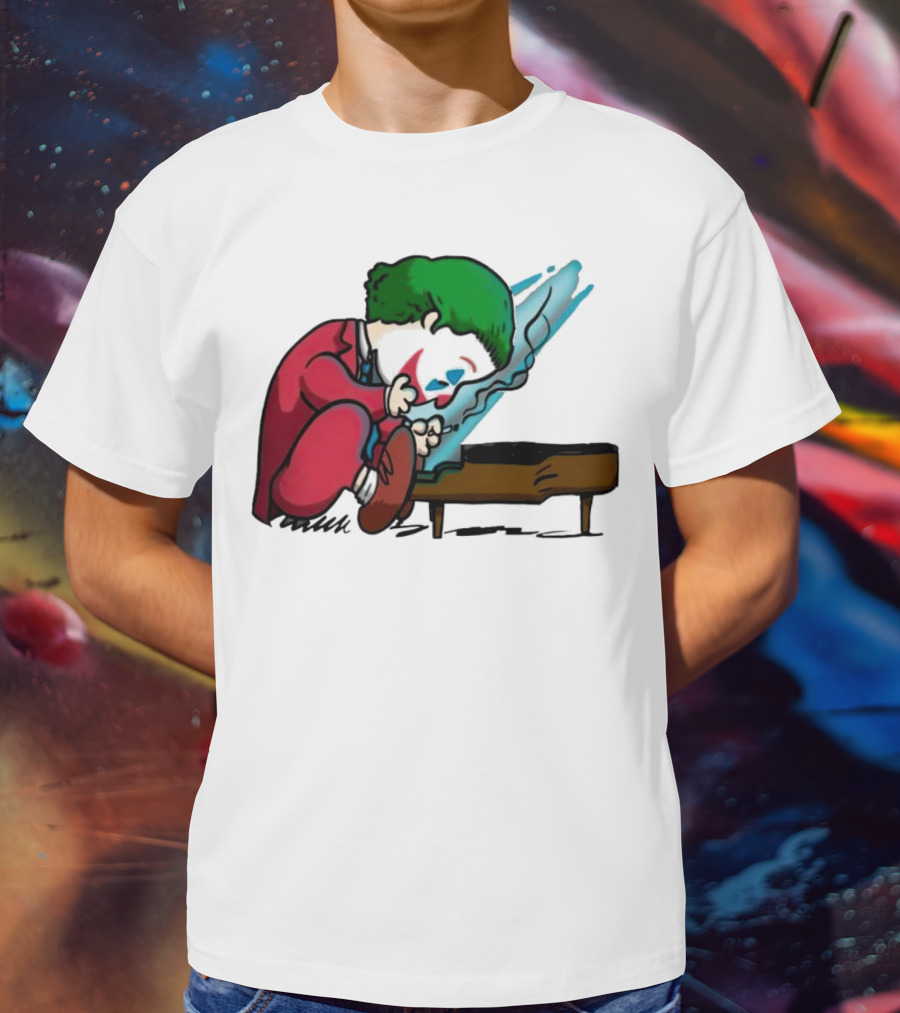 Joker Playing The Piano In Peanuts Charlie Brown T-Shirt