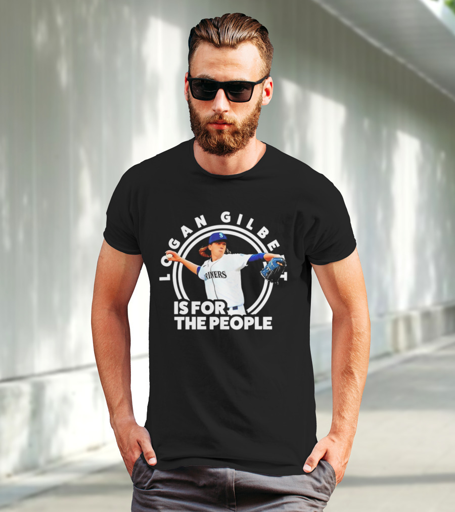 Logan Gilbert Seattle Mariners Is For The People T-Shirt