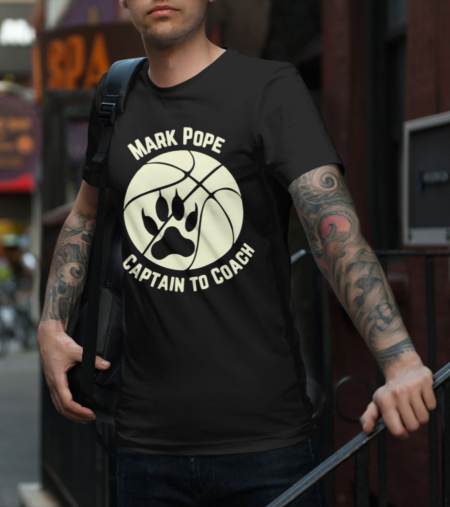 Mark Pope Captain To Coach Kentucky Basketball Legend T-Shirt