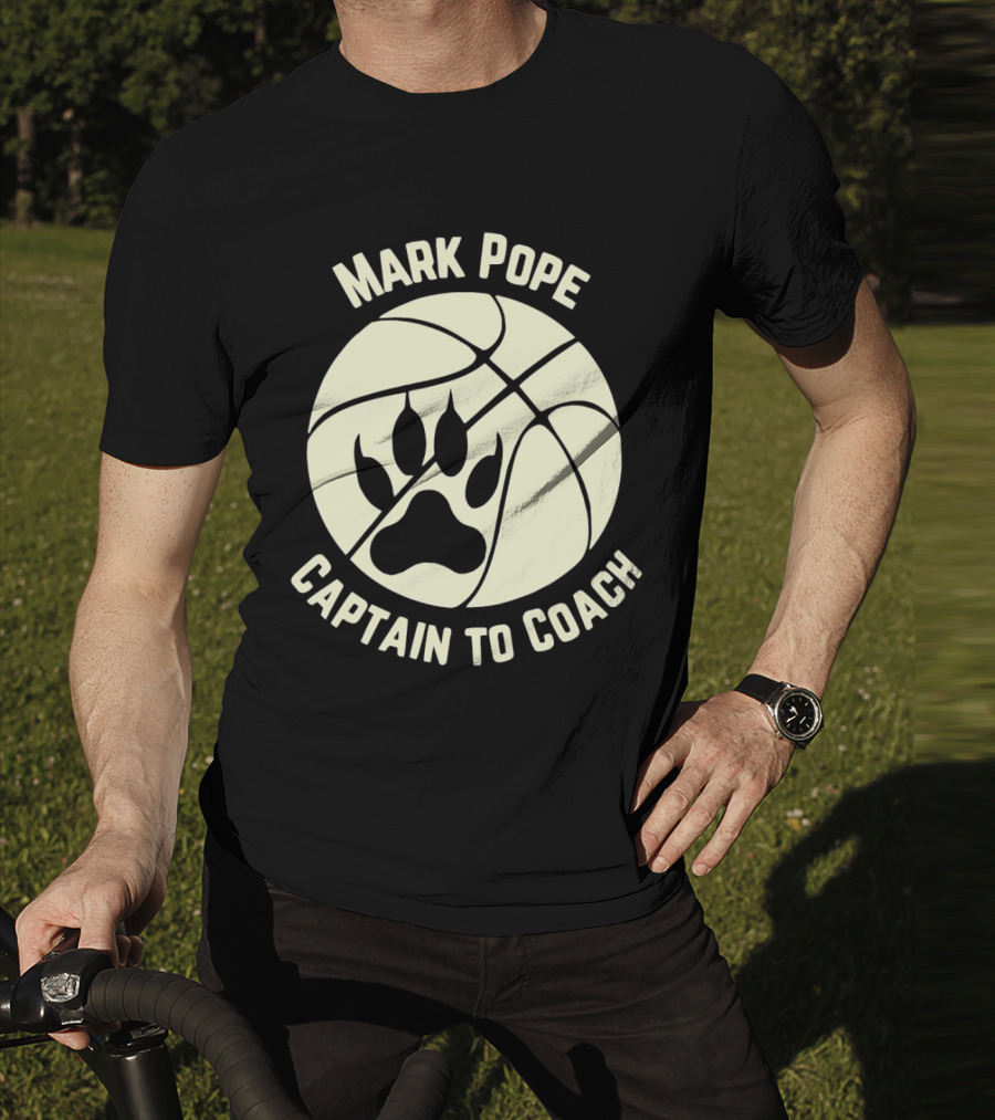 Mark Pope Captain To Coach Kentucky Basketball Legend T-Shirt