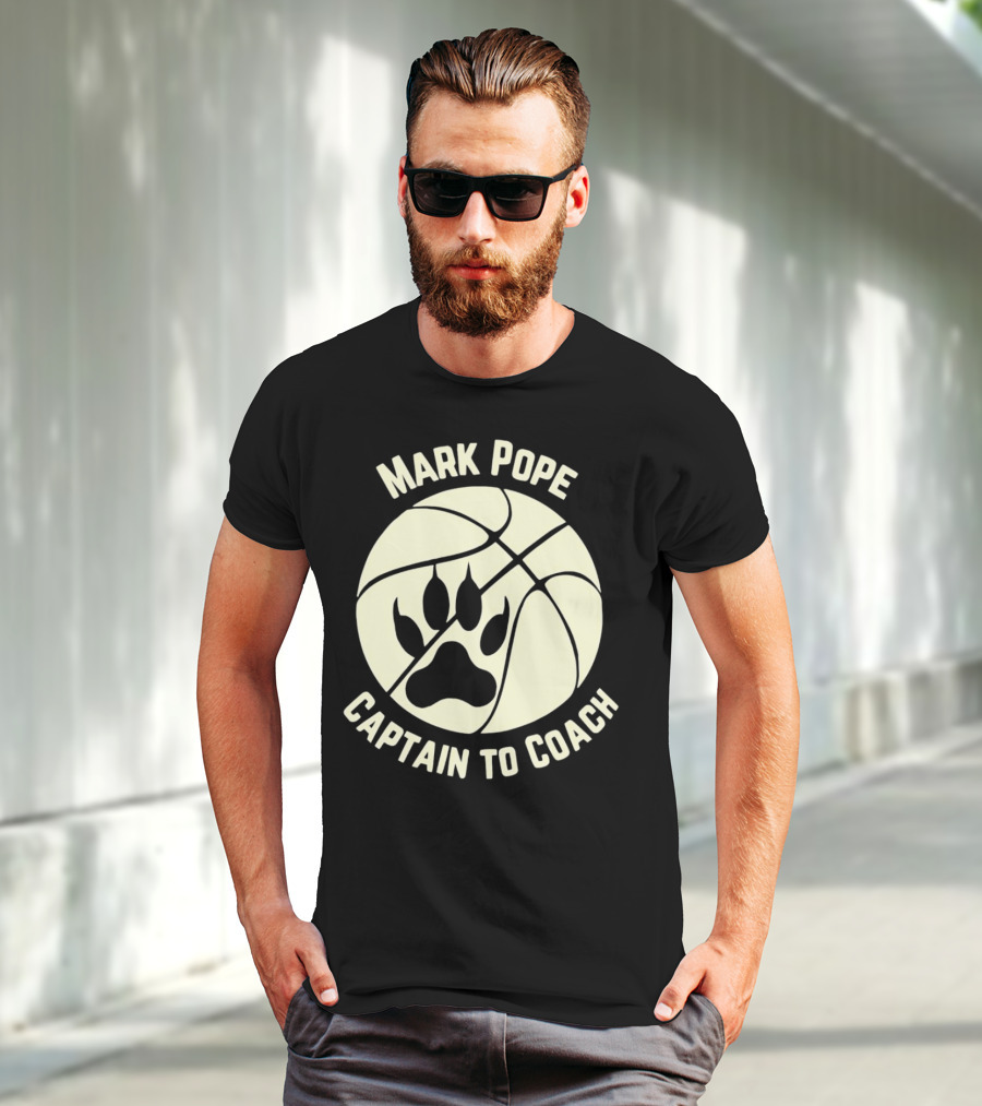 Mark Pope Captain To Coach Kentucky Basketball Legend T-Shirt