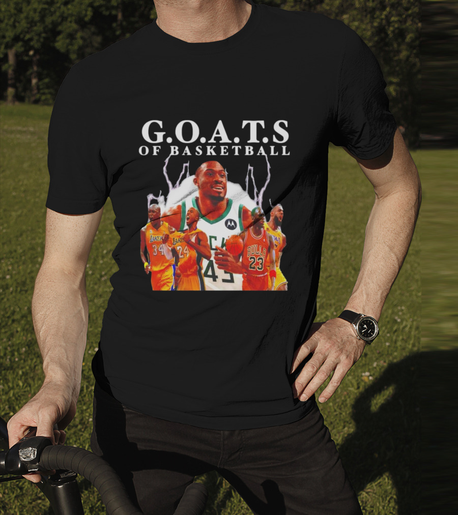 G.O.A.T.S Of Basketball NBA Players Legends T-Shirt