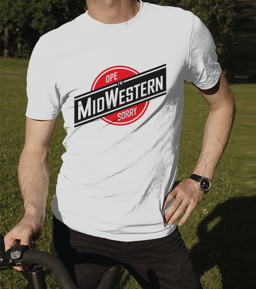 Ope I'm Sorry Midwestern Red Circle T-Shirt