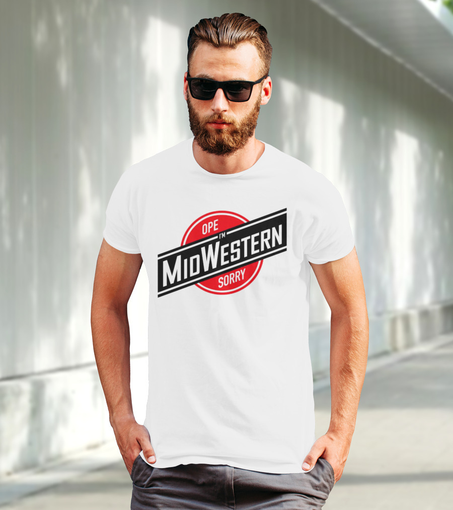 Ope I'm Sorry Midwestern Red Circle T-Shirt