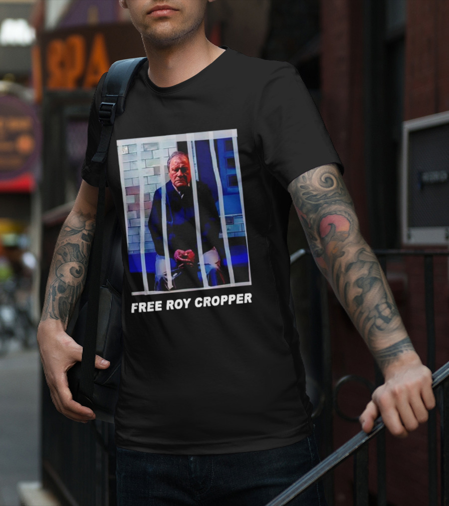 Coronation Street Free Roy Cropper Jail Image T-Shirt