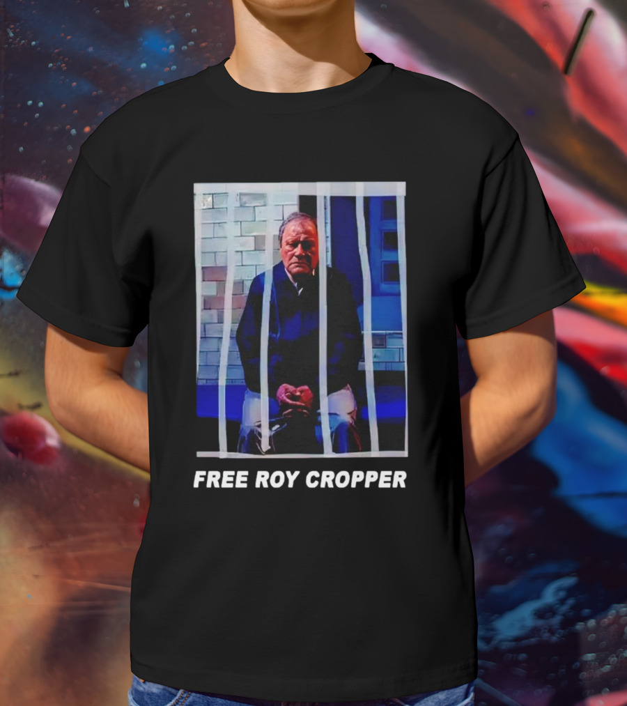 Coronation Street Free Roy Cropper Jail Image T-Shirt