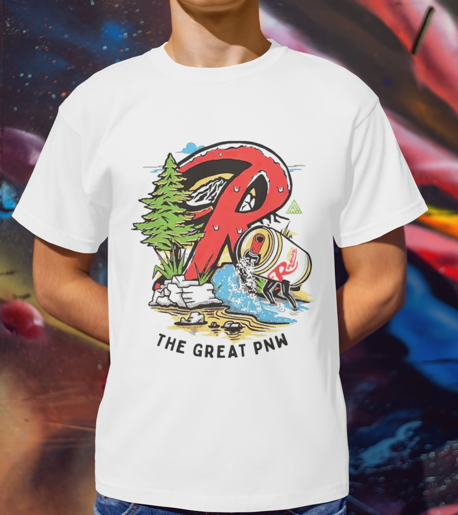 Rainier Beer The Great PNW Adventure Refresh T-Shirt