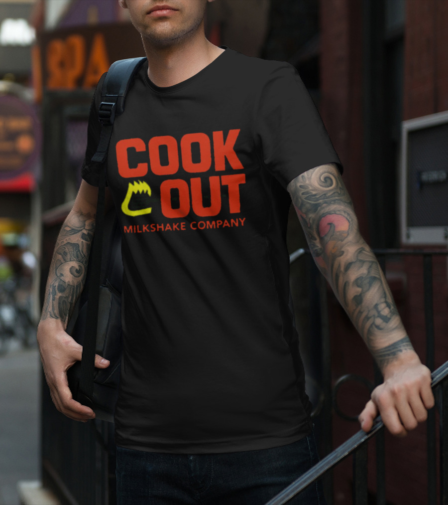 Cook Out Milkshake Company Grilled Flame T-Shirt