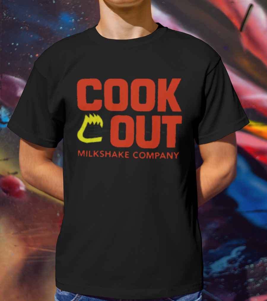 Cook Out Milkshake Company Grilled Flame T-Shirt
