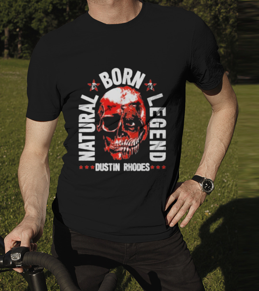 Dustin Rhodes Natural Born Legend Skull T-Shirt