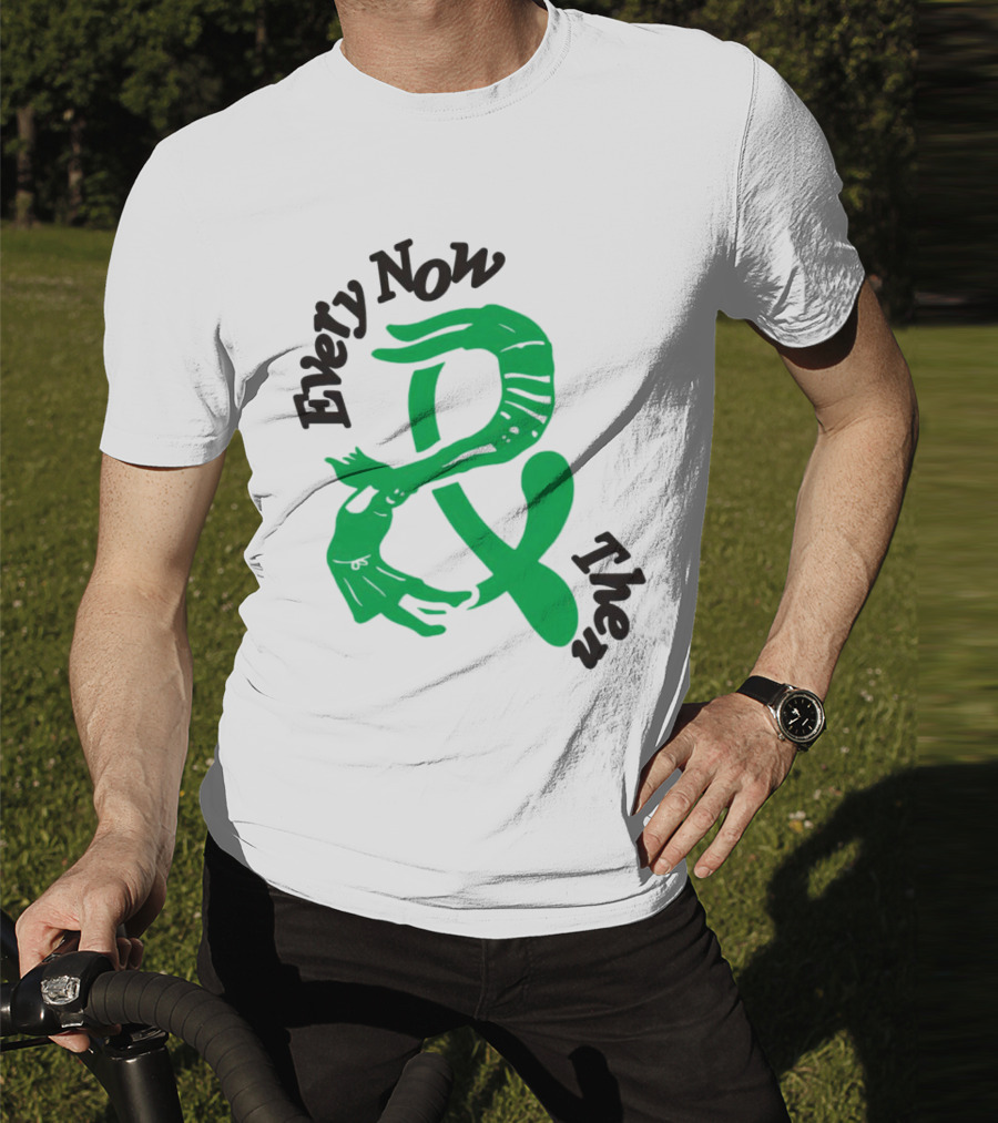 Every Now And Then Skeleton Green Dance T-Shirt