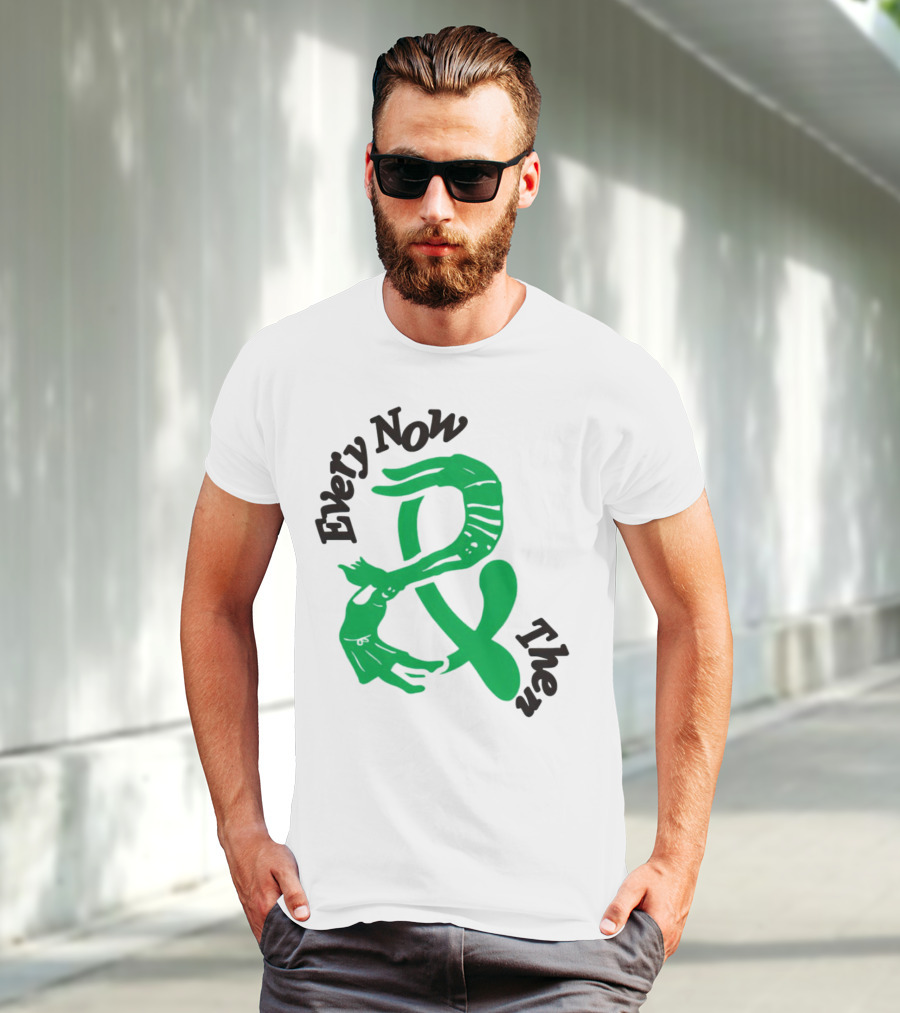 Every Now And Then Skeleton Green Dance T-Shirt