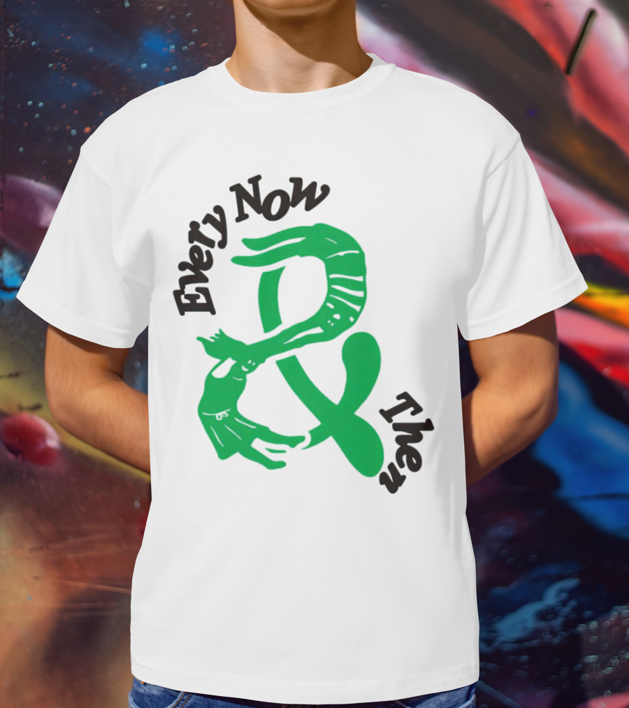 Every Now And Then Skeleton Green Dance T-Shirt