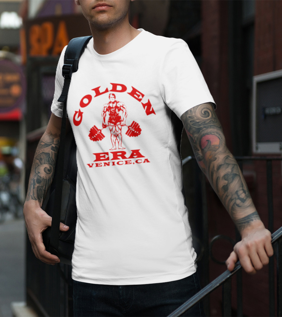 Golden Era Venice CA Bodybuilder La Knight T-Shirt