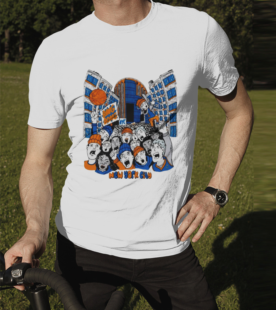 New York City Knicks NBA Bang Bong NYC Basketball Fans T-Shirt