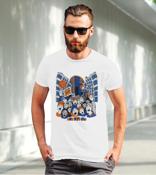 New York City Knicks NBA Bang Bong NYC Basketball Fans T-Shirt