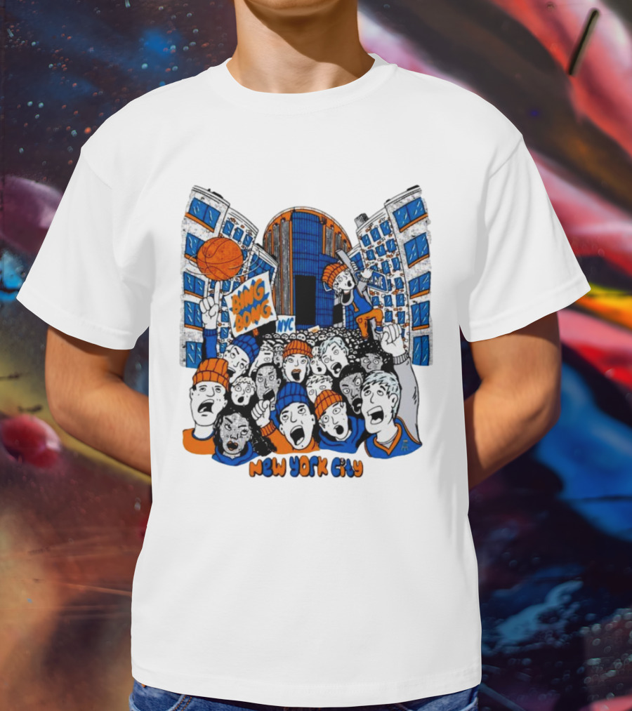 New York City Knicks NBA Bang Bong NYC Basketball Fans T-Shirt