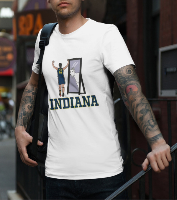 Indiana Caitlin Clark 22 Mirror Goat T-Shirt