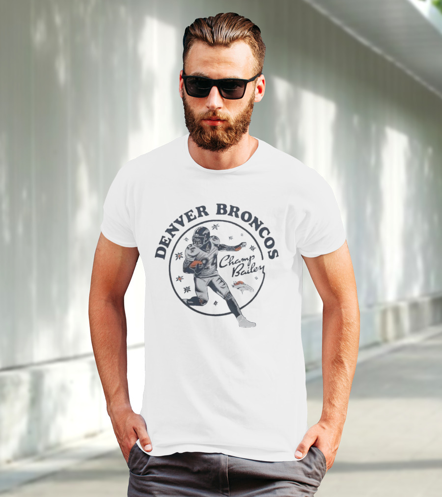 Denver Broncos Champ Bailey Football Legend T-Shirt