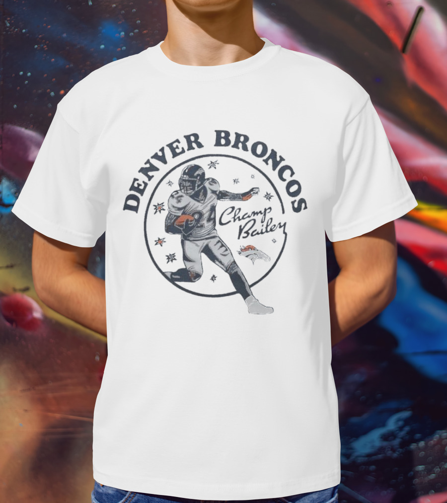 Denver Broncos Champ Bailey Football Legend T-Shirt
