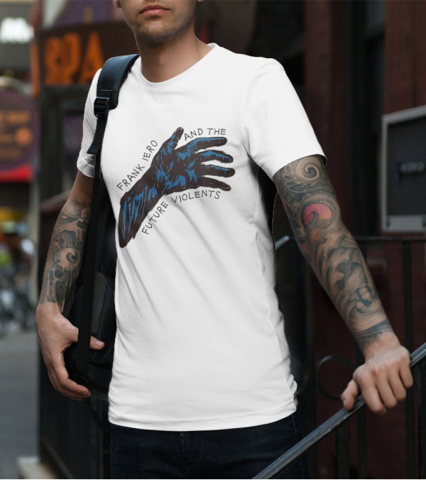 Frank Iero And The Future Violents Blue Hand T-Shirt