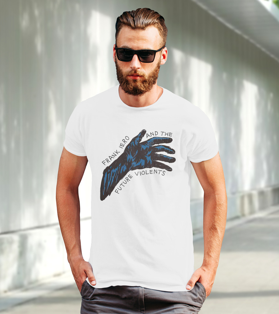 Frank Iero And The Future Violents Blue Hand T-Shirt