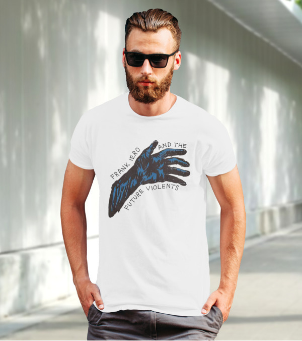 Frank Iero And The Future Violents Blue Hand T-Shirt