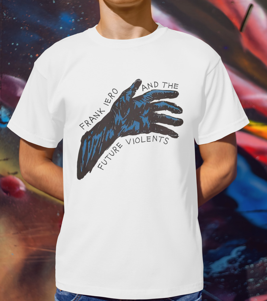 Frank Iero And The Future Violents Blue Hand T-Shirt