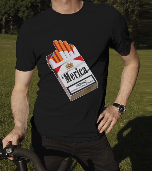 Merica Marlboro Warning Excess Of Freedom T-Shirt