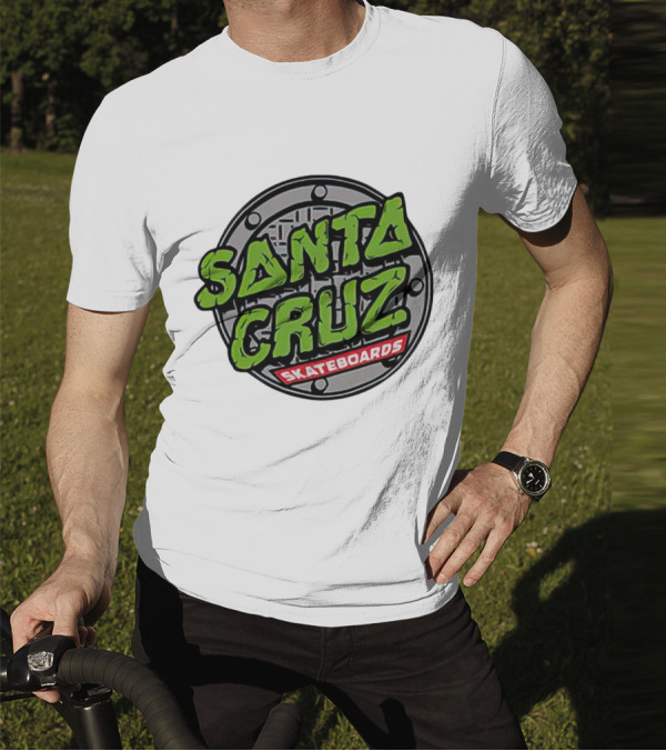 Santa Cruz Skateboards Teenage Mutant Ninja Turtles Manhole Cover T-Shirt