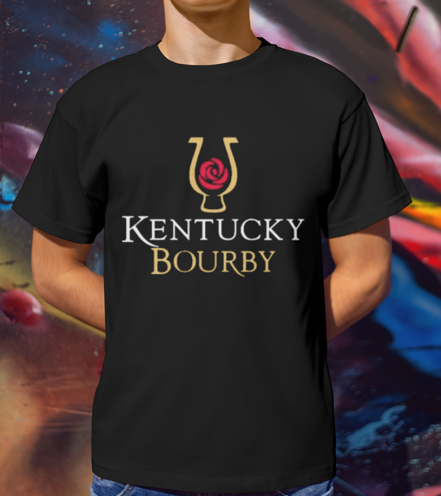 Kentucky Bourby Horseshoe Rose Bourbon T-Shirt