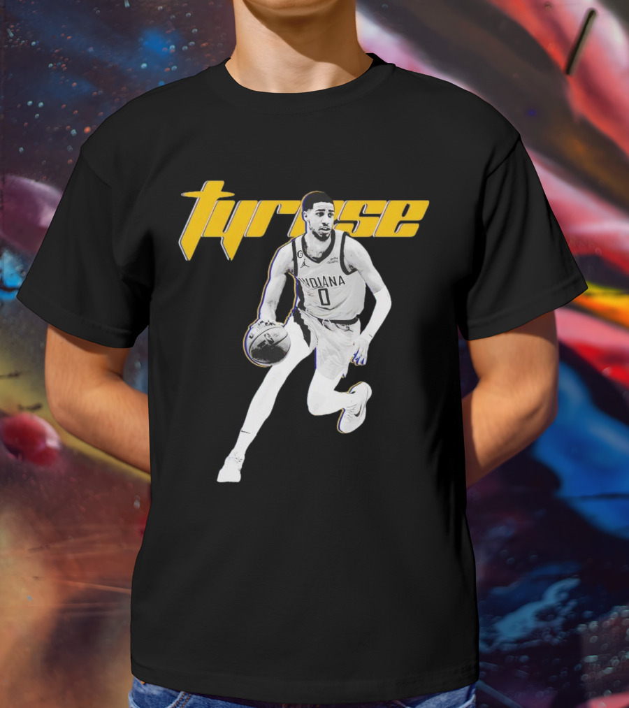Tyrese Haliburton 0 Indiana Pacers Basketball Player T-Shirt