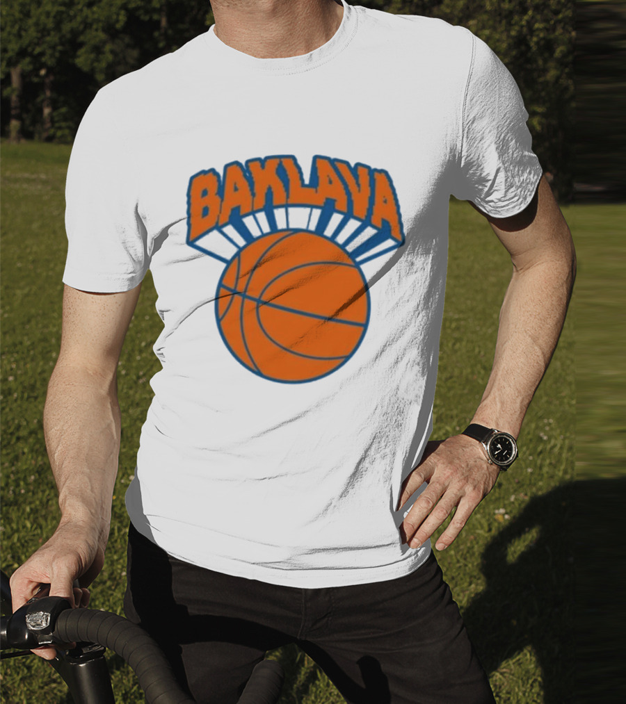 Bronson Baklava NY Knicks Basketball T-Shirt