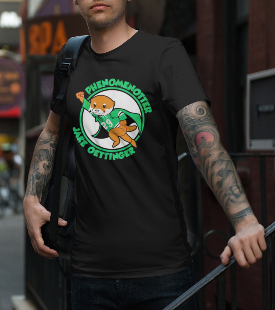 Dallas Stars Jake Oettinger Phenomenotter 29 Superhero Otter T-Shirt