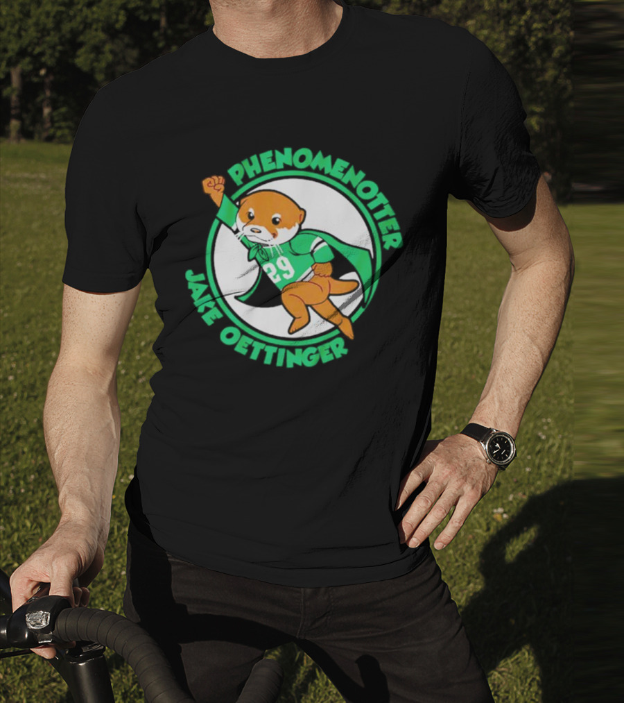 Dallas Stars Jake Oettinger Phenomenotter 29 Superhero Otter T-Shirt