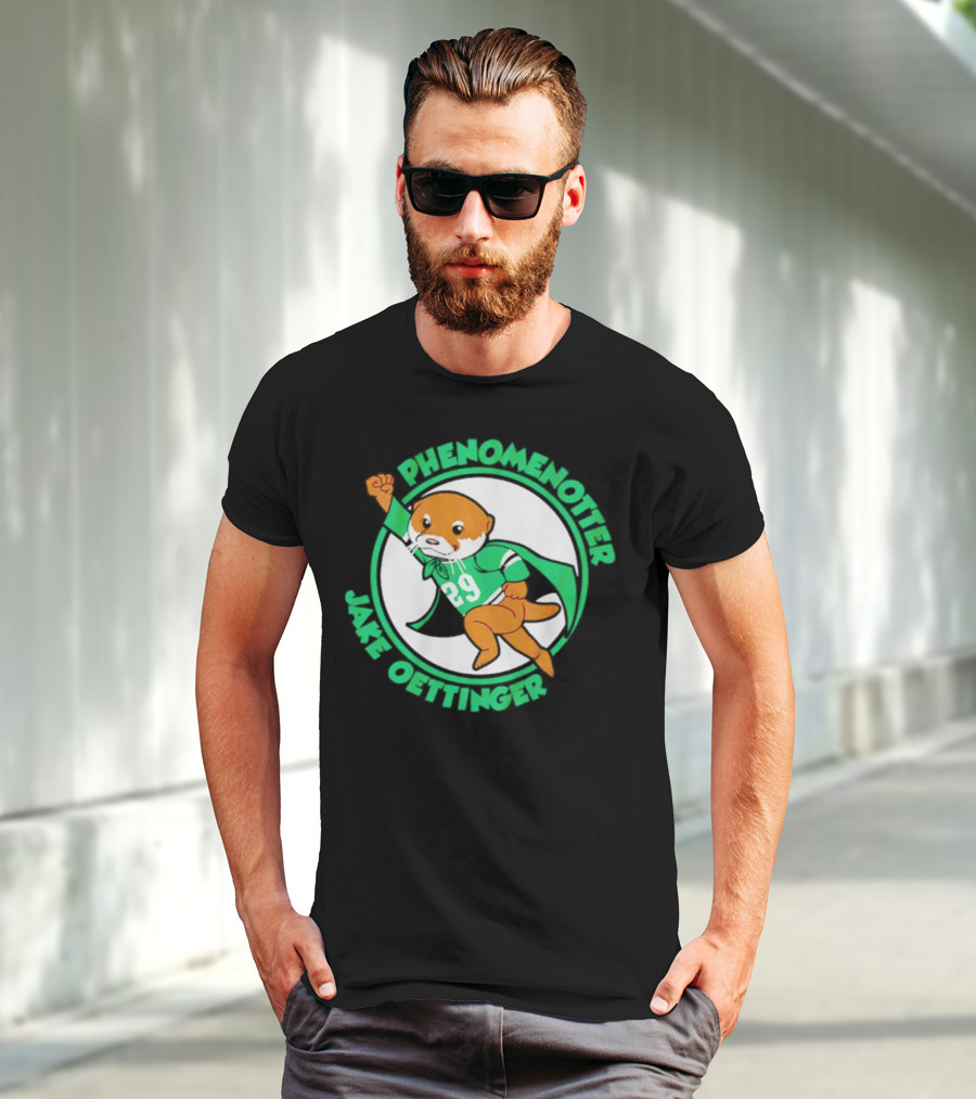 Dallas Stars Jake Oettinger Phenomenotter 29 Superhero Otter T-Shirt