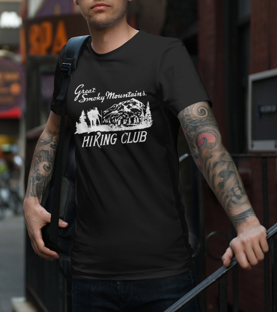 Great Smoky Mountains Hiking Club Scenic Mountain Adventure T-Shirt