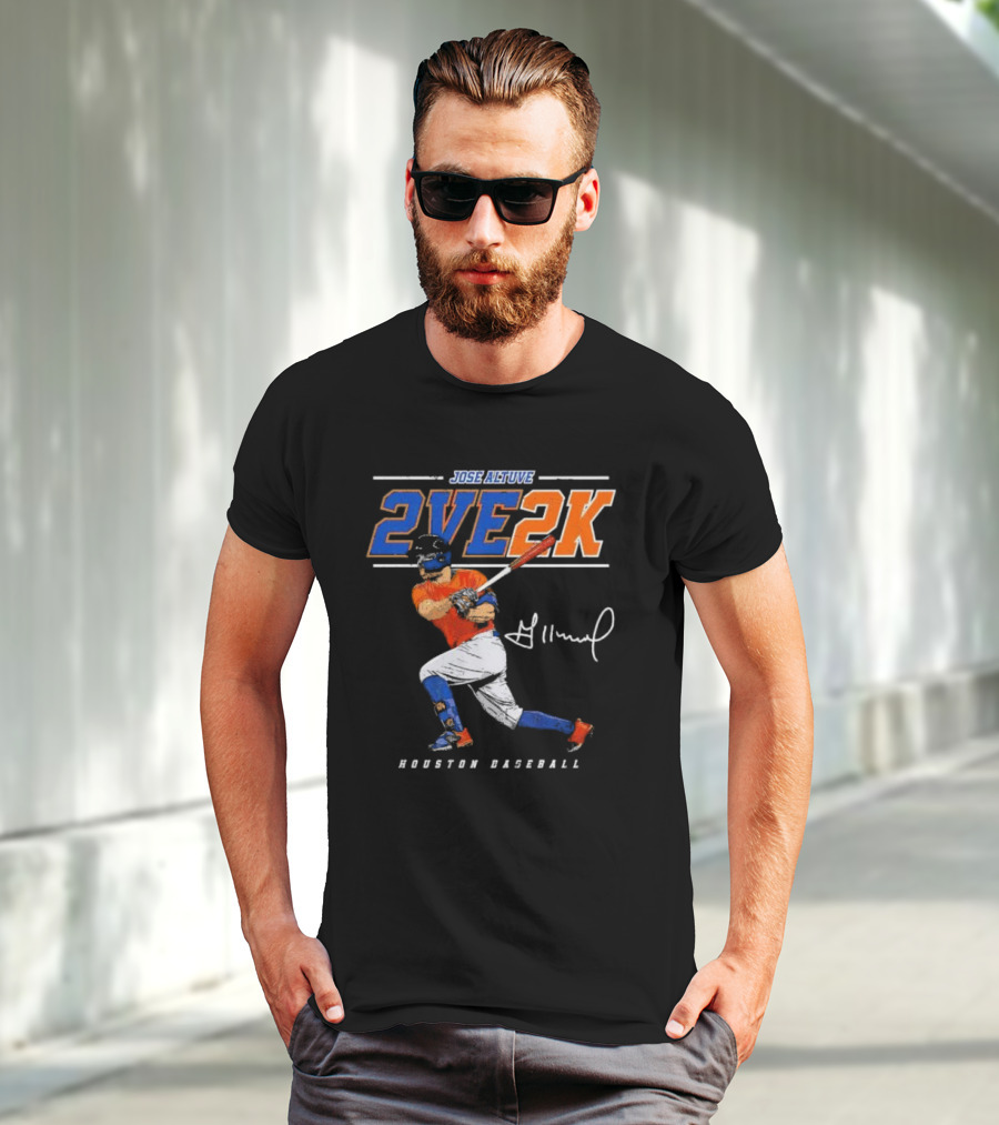 JOSE ALTUVE 2VE 2K HOUSTON BASEBALL SIGNATURE T-Shirt
