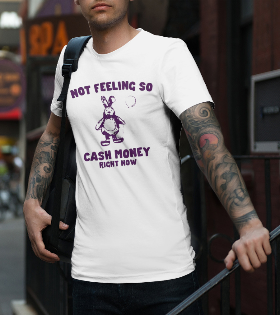 Bunny Not Feeling So Cash Money Right Now T-Shirt