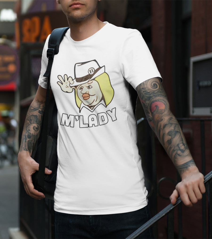 Elyse Willems M'Lady Cartoon Fedora Memes T-Shirt