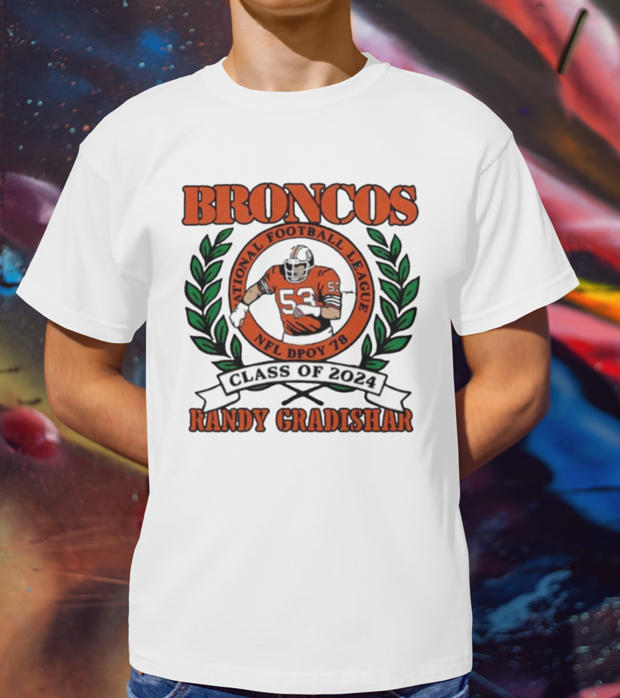 Randy Gradishar Broncos National Football League NFL DPOY 78 Class Of T-Shirt