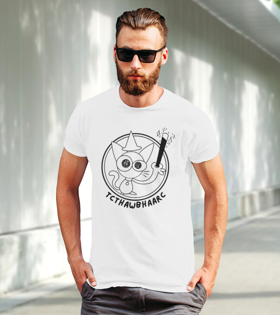 TCTHAWBHAARC Cat Wizard Magic Wand T-Shirt