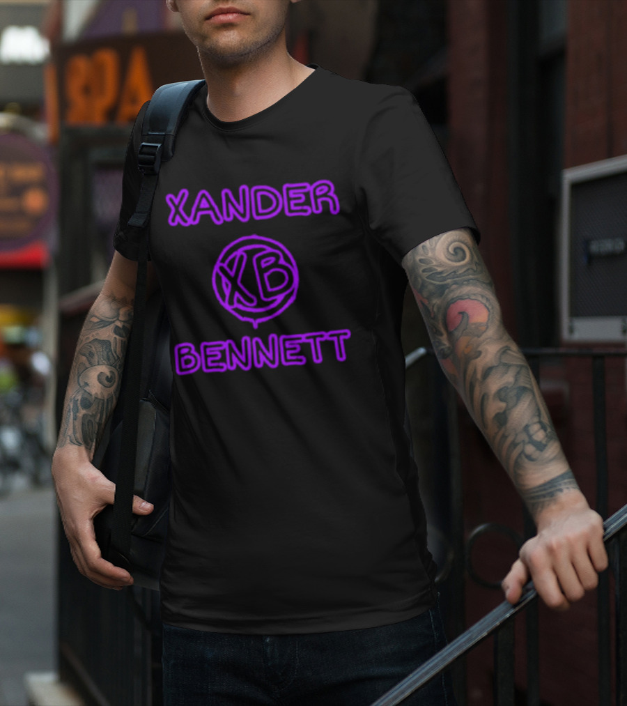 Xander Bennett XB Drip Neon Circle T-Shirt