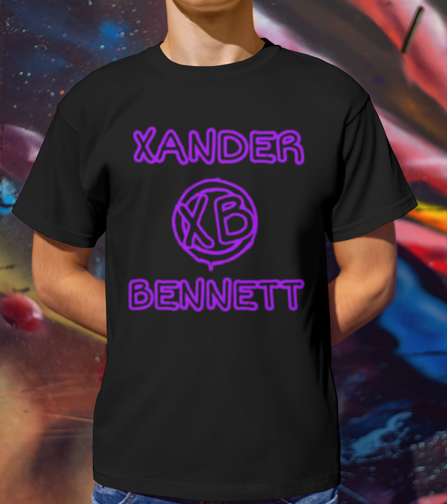 Xander Bennett XB Drip Neon Circle T-Shirt