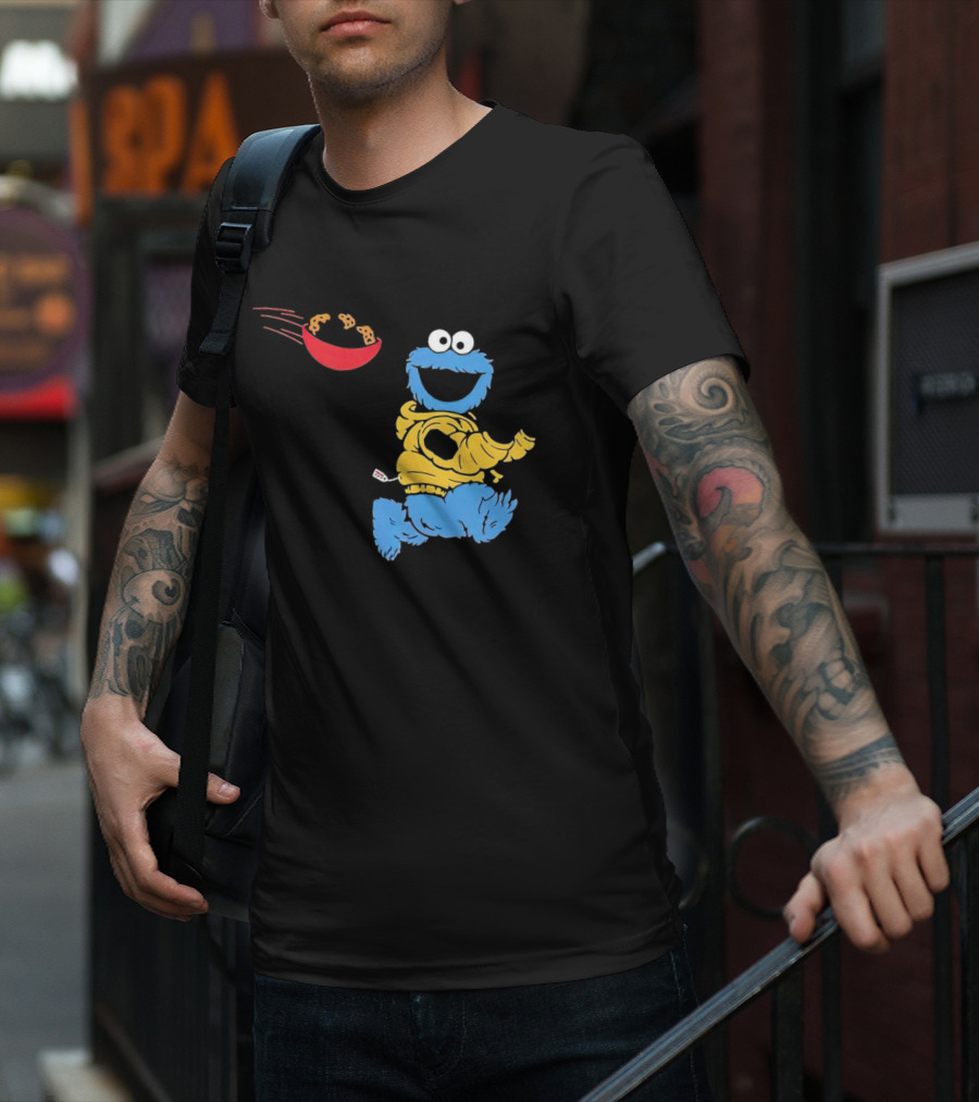 Catch Monster Chasing Cookie Bowl T-Shirt