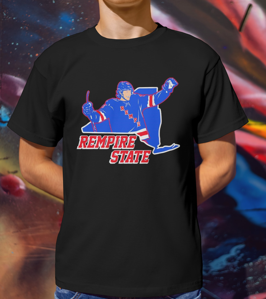 Matt Rempe Rempire State Hockey New York Rangers T-Shirt