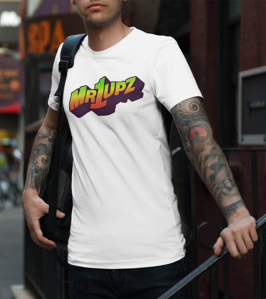 Mr1upz Shagadelic Retro Gradient Text T-Shirt